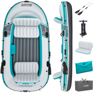 BESTWAY Hydro-Force Adventure Elite X4 Canot gonflable, 315 x 165 x 41,5 cm 65158