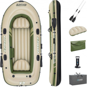 BESTWAY Hydro-Force Voyager X3 Bateau gonflable, 294 x 137 x 39 cm 65164