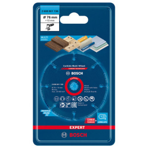 Bosch Disque a tronçonner EXPERT Carbide Multi Wheel 76 mm, 10 mm 2608901196