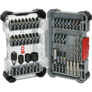 Bosch Coffret PRO Impact Wood Set de 40 pieces avec embouts de vissage et meches bois