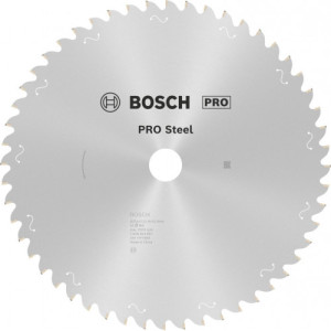 Bosch Lame de scie circulaire PRO Steel, filaire, 254 x 2,2 x 25,4 mm, T52 2608844867