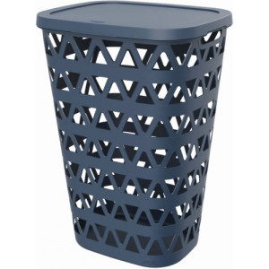 Curver OCEANA 55L Panier a linge 42,6 × 34,5 × 60,1 cm, bleu 00520-Z99