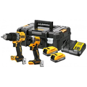 DeWALT DCK2050E2T-QW Combo set Powerstack XR (18V/2x1,7Ah)Tstak
