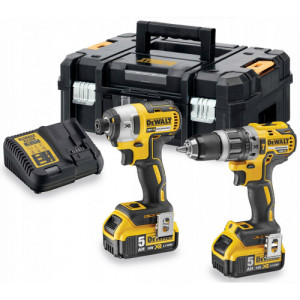DeWALT DCK266P2T-QW 18V XR kombo Pack (DCD796, DCF887, 2 x DCB184, DCB1104, TSTAK II)