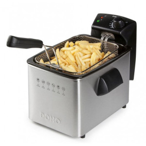 DOMO-ELEKTRO DOMO Friteuse en acier inoxydable (4l / 3000W) DO465FR