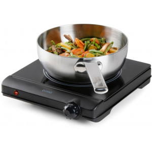 DOMO-ELEKTRO DOMO Plaque vitrocéramique 18 cm, une zone de cuisson DO30111KP