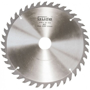 GÜDE Lame de scie carbure pour scie circulaire 210x30 60 dents 55076
