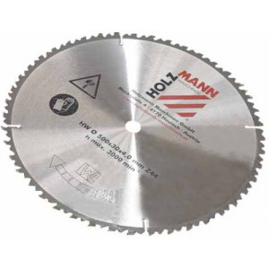Holzmann Lame de scie circulaire TCT 500x4,0/3,0x30/25,4xZ44 KSB50030Z44