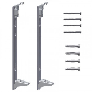 Kermi Kit de consoles de fixation murale PROFIL, hauteur 554 mm, Type 12,22 ZB02970004