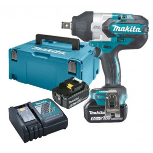 Makita DTW1001RTJ Boulonneuse a chocs 3/4&amp;quot; Li -ion (2x18V/5,0Ah) MakPac