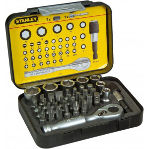 Stanley 1-13-906 1/4&amp;quot; Jeu d&amp;#039;embouts clé a douille, 40pcs