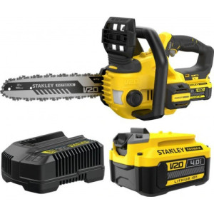 Stanley SFMCCS630M1-QW FatMax V20 Tronçonneuse a batterie (30cm/18V/1x4,0Ah)