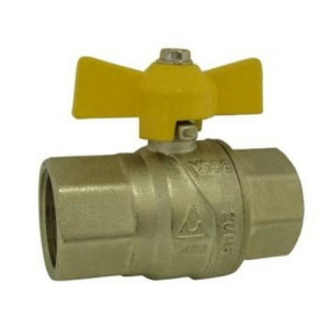 STENO vanne a boisseau sphérique pour gaz avec poignée papillon, 1&amp;quot;, 03300100