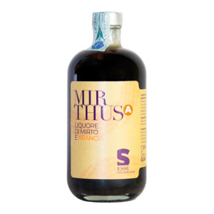Esse Liquori e Sapori MIRTHUS A - liquore artigianale di mirto rosso selvatico del Sud Sardegna e Arancia (bottiglia 50 cl)