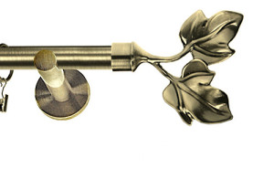 Karnisz nowoczesny NEO pojedynczy 16mm Eliza antyk mosiądz