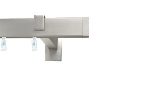 Karnisz apartamentowy aveno pojedynczy 31x13mm Malibu Chrom mat