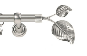 Karnisze Metalowe Rzymskie pojedynczy 19mm Sorento chrom mat