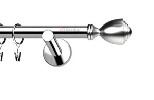 Karnisze nowoczesne NEO na wymiar pojedynczy 19mm Avanti INOX