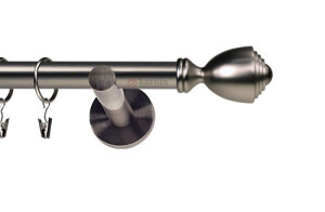 Karnisze nowoczesne NEO na wymiar pojedynczy 19mm Avanti antracyt
