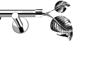 Karnisze nowoczesne NEO na wymiar pojedynczy 19mm Sorento INOX