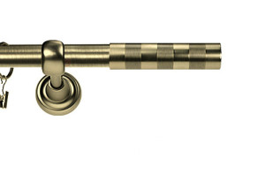 Karnisz Metalowy Rzymski pojedynczy 16mm Etiuda antyk mosiądz