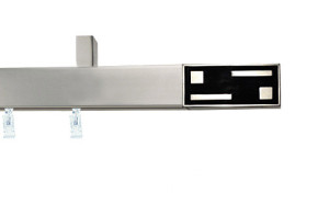 Karnisze apartamentowe sufitowe aveno pojedynczy 31x13mm Aster Chrom mat