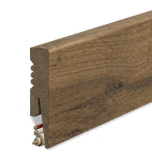Listwa przypodłogowa MDF Gładka 8 cm - kolor Dąb Złoty