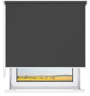 Roleta wewnętrzna screen na wymiar - Negro screen / mechanizm Biały