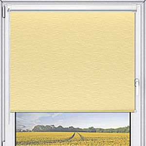 Roleta w kasecie balkonowa • kolor Waniliowy • na wymiar • montaż bezinwazyjny • z prowadnicami •  wewnętrzna • materiałowa