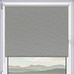 Roleta balkonowa w kasecie • kolor Szary • na wymiar • montaż bezinwazyjny • z prowadnicami •  wewnętrzne • materiałowe