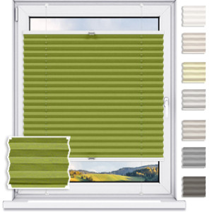 Roleta plisowana termoizolacyjna premium thermo - Grass / mechanizm Orzech