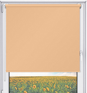 Roleta termoizolacyjna thermo silver bezinwazyjna - Peach Silver / mechanizm Dębowy