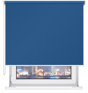 Roleta wolnowisząca termoizolacyjna thermo silver - Blue Silver / mechanizm Biały