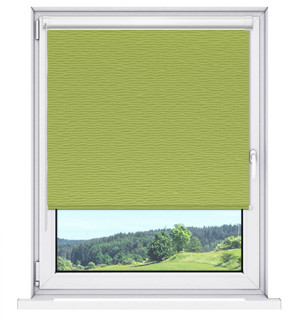 Roleta w Kasecie BASMATI (żakardowa) - Mięta / mechanizm Biały