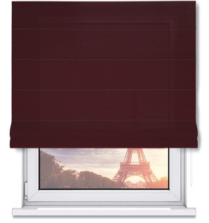 Roleta Rzymska CANVAS PREMIUM - Maroon / mechanizm Biały