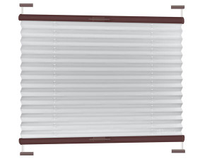 Plisa plaster miodu soft - Grey / mechanizm Brąz