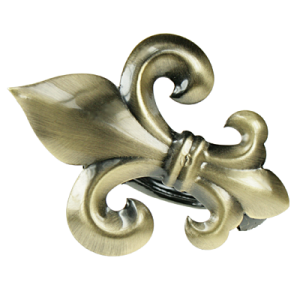 Klamerki ozdobne / LILIA  Klamerka Ozdobna antyk mosiądz