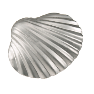 Klamerki ozdobne / MUSZLA  Klamerka Ozdobna chrom mat