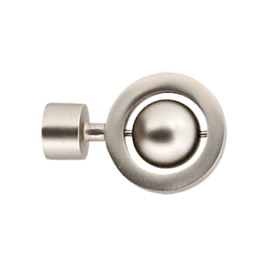 Zakończenia karniszy / Zakończenia ALPI 19mm chrom mat - 2szt.