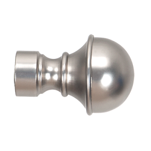 Zakończenia karniszy / Zakończenia BELLA 19mm chrom mat - 2szt.