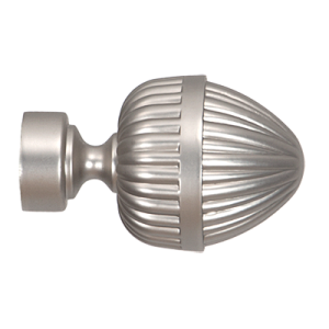 Zakończenia karniszy / Zakończenia MILANO 19mm chrom mat - 2szt.