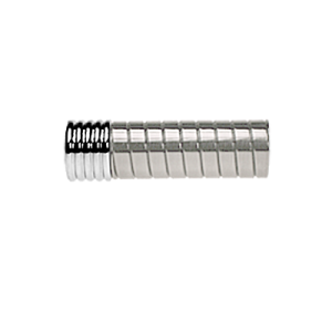 Zakończenia karniszy / Zakończenia OPTIMA 19mm chrom mat/INOX - 2szt.