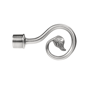 Zakończenia karniszy / Zakończenia SPIRALKA 19mm chrom mat - 2szt.