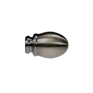 Zakończenia karniszy / Zakończenia OWAL 19mm antracyt - 2szt.