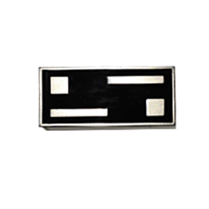 Zakończenia karniszy / Zakończenia ASTER 31x13mm chrom mat - 2szt.