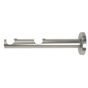 Wsporniki karniszy / Wspornik NEO 19/19mm ścienny chrom mat - 1szt.