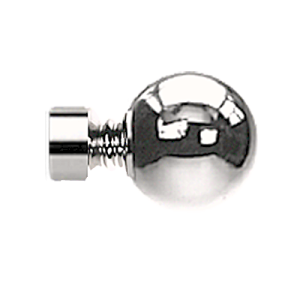 Zakończenia karniszy / Zakończenia  KULA  25mm INOX - 2szt.