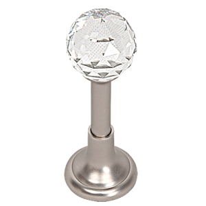 Akcesoria do upinania firan / Rozeta Beluna Crystal chrom mat - 1szt.