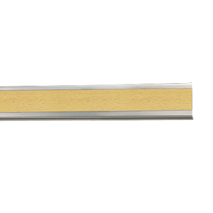 Rury i szyny karniszy / Szyna Aveno 31x13mm Chrom mat - Buk 200cm - 1 szt.
