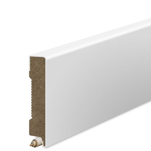 Listwa Przypodłogowa MDF Gładka 6cm - Biała